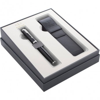 Набор PARKER IM CORE GIFT 20 BLACK CT с перьевой ручкой и чехлом Набор PARKER IM CORE GIFT 20 BLACK CT с перьевой ручкой и чехлом