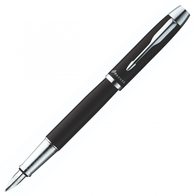 Перьевая ручка PARKER IM METAL BLACK CT S0856180