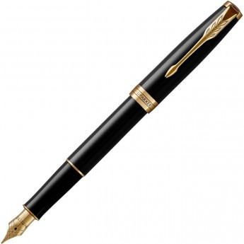 Ручка перьевая PARKER SONNET CORE F539 LAQBLACK GT F Ручка перьевая PARKER SONNET CORE F539 LAQBLACK GT F
