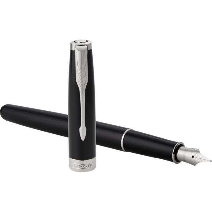 Ручка перьевая PARKER SONNET CORE F539 LAQBLACK СT M 1931500