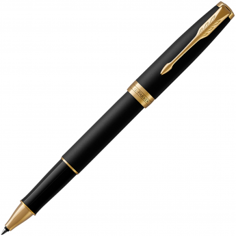 Ручка-роллер PARKER ESSENTIAL SONNET MATTE BLACK GT F Ручка-роллер PARKER ESSENTIAL SONNET MATTE BLACK GT F